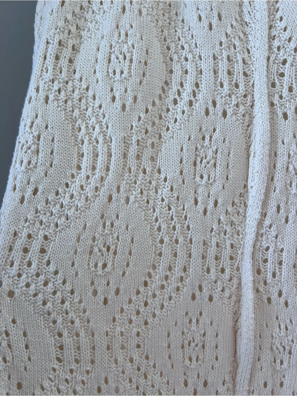 Women’s Cream Crochet Dress